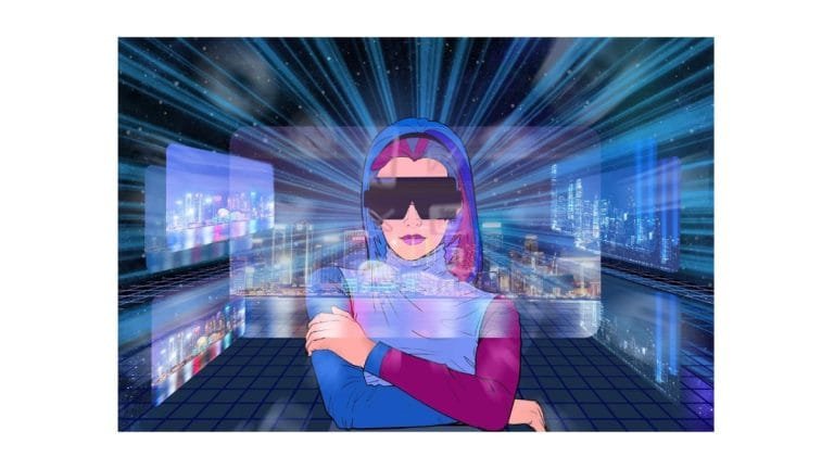 GPT o1의 개념. 인간과 같은 지능과 기계의 정밀함이 결합된 기술과 사고의 조화를 상징