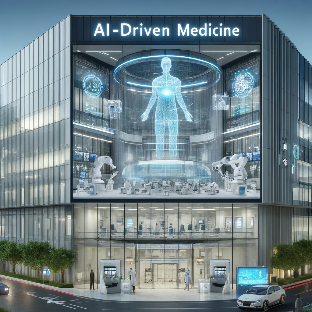 AI 의료는 AI 기술을 사용하여 의료의 모든 분야를 향상시킨다.
