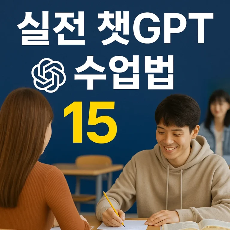 Thumbnail 챗GPT 활용 수업 15가지