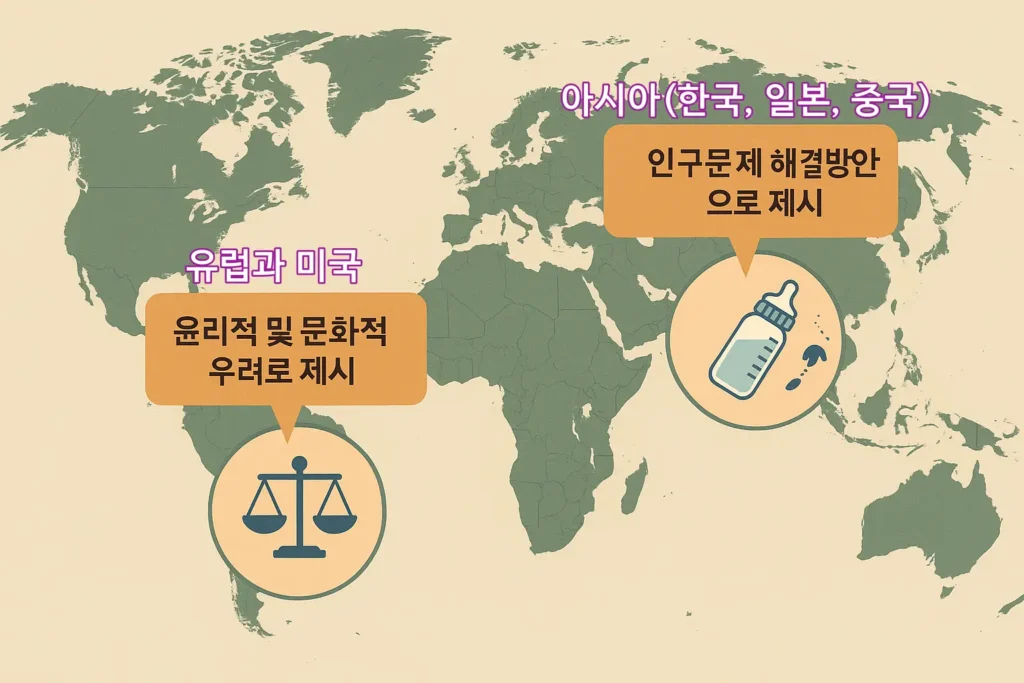 대리 임신 로봇에 대한 세계의 시각: 아시아는 인구 문제 해결책으로, 서구는 윤리적·문화적 논쟁으로 바라본다.