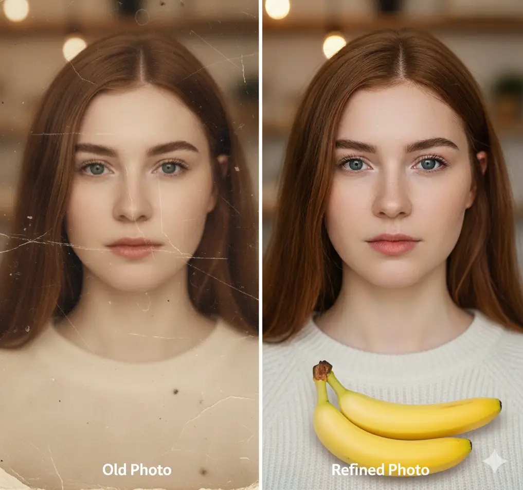 구글 나노 바나나 AI 이미지 편집 기능 시연