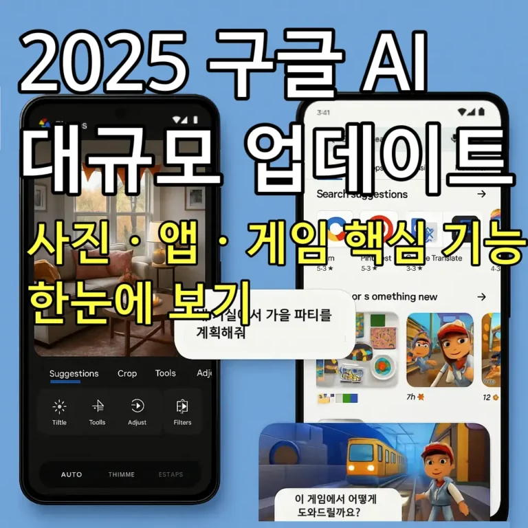 Thumbnail 구글 AI 기능 대거 업데이트 제미나이 활용