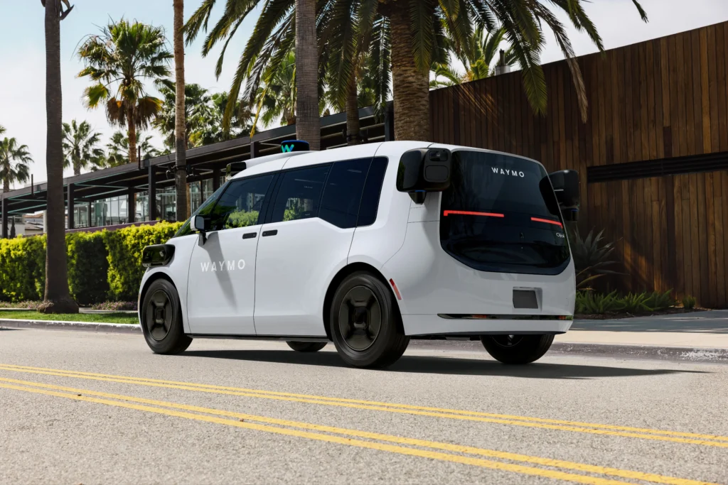 The 6th-generation Waymo Driver integrated into the all-electric Ojai