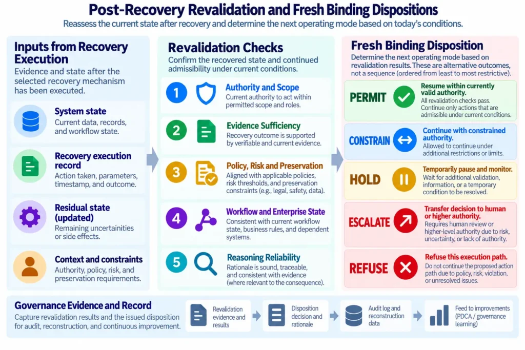 Figure 3. Fresh operating authority is determined from current post-recovery conditions.